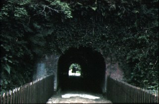 お石茶屋近くのトンネル