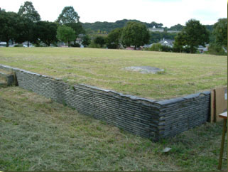 講堂跡の礎石